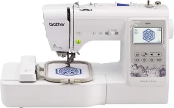 Vasaros nuolaida 50%Brother SE600 siuvimo ir siuvinėjimo mašina, 80 dizainų, 103 įmontuoti siūlai