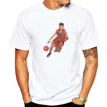 Casual Slam Dunk Shohoku Basketall marškinėliai vyrams Medvilniniai marškinėliai Kaede Rukawa Akagi Kogure Trišakiai trumpomis rankovėmis Trišakiai Nauji drabužiai