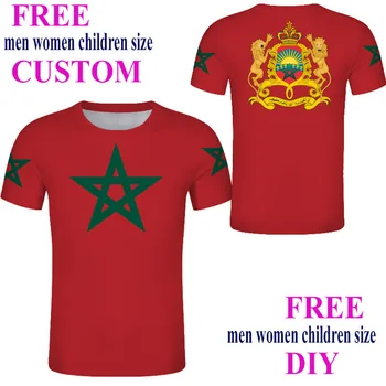 Marokas Vyriški marškinėliai Vakarų Afrikos Maroko vyrų mados tautos komanda Greitai džiūstantys marškinėliai Man Sport Clothing 3D marškinėliai