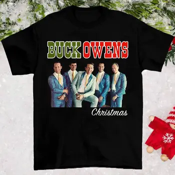 Buck Owens šventinių marškinių dovana Kalėdiniai marškiniai trumpomis rankovėmis visi 1NH2
