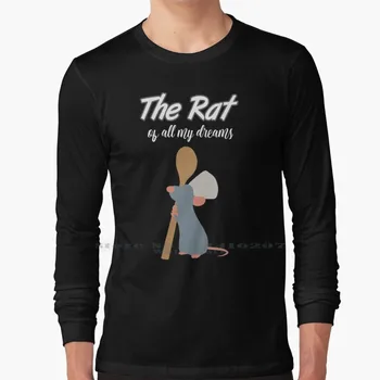 Visų mano svajonių žiurkė marškinėliai 100% gryna medvilnė Remy Ratatouille Remy Ratatouille Visų mano svajonių žiurkė Remy