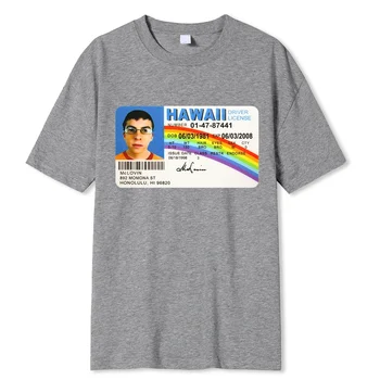Homme marškinėliai Vasaros vyrų marškinėliai Mclovin Id Card Superbad Geek Vyriški medvilniniai marškinėliai Unisex marškinėliai Paaugliai Šaunūs minkšti drabužiai
