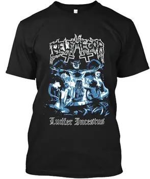 NWT Belphegor Lucifer Incestus Austrian Death Metal Band Two Side T-Shirt S-4XL