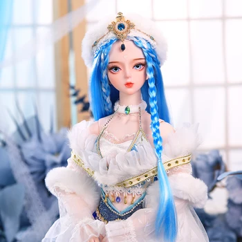 DBS Dream Fairy 1/3 BJD Custom Makeup 62CM Snow Season Style Doll Full Komplekt, įskaitant Clothes, Shoe, Headhead Girls 