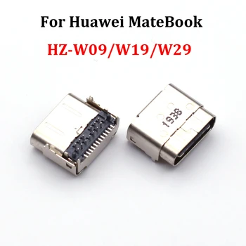 1-10vnt C tipo USB įkrovimo prievadas Mikro USB prievado įkroviklis Doko kištuko jungties lizdas Huawei MateBook HZ-W09/W19/W29 keitimas