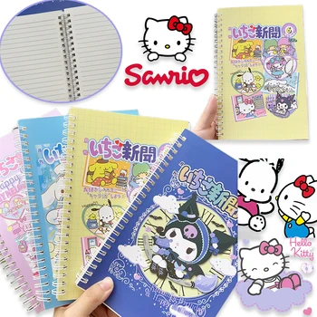 Sanrio Hello Kitty Coil Book A5 Cartoon Notepad Girl Notebook Student Learning School Stationery Supplies Kawaii Stationery Gift