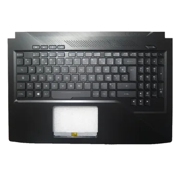 Laptop PalmRest&FR/UK klaviatūra Skirta ASUS GL503VM GL503VM-1B 90NB0GI2-R31FR0 V170146D UK AEBKLE00020 V170146DK1 FR Juodas viršutinis dėklas