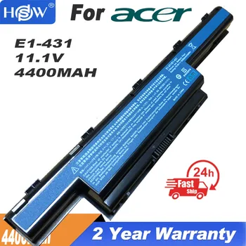 4400mAh baterija Acer Aspire V3 V3-471G V3-551G V3-571G V3-771G E1 E1-421 E1-431 E1-471 E1-531 serija Nemokamas ahipping
