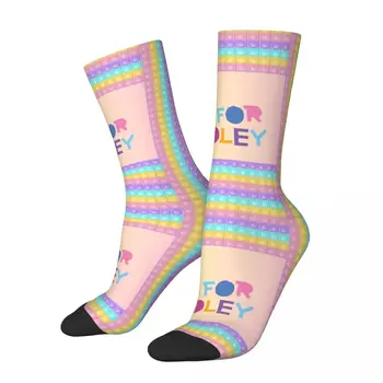 Rudens žiema Harajuku Vyrų moterų gražioji A Adley kojinės Animacinis filmas Kvėpuojančios sportinės kojinės