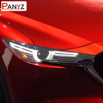 skirta Mazda CX5 KE KF 2012-dabar 2018 2019 2020 automobilių žibintų apsauginė plėvelė priekinis žibintas skaidrus juodas TPU apsauginis