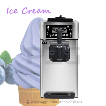 18-20L/h stalviršis 1 skonio šaldytas jogurtas Minkštas patiekiamas ledų aparatas Ledų gaminimo mašina ledų gamintojas