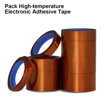 Mechanic Pack Aukštos temperatūros atspari elektroninė juosta Stipri pasta Gera izoliacija Be likučių Lipni poliimido juosta
