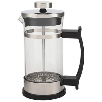 kavos virimo aparato puodas Nerūdijančio plieno stiklinis kavos puodas Prancūziško preso filtro puodas Buitinės arbatos virimo aparatas, tinkamas arbatai gaminti