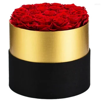 Dekoratyvinės gėlės Konservuotos rožių dėžutės rinkinys Vestuvės Motinos diena Kalėdos Valentino dienos jubiliejus Amžina meilės dovana