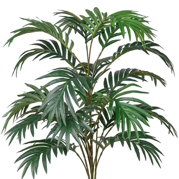 Dirbtinis palmių lapas Dirbtinis netikras atogrąžų didžiųjų palmių lapų dirbtinis augalas