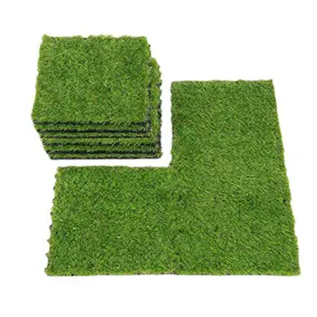 Dirbtinės žolės kilimėlis tikroviškai atrodantis supjaustytas laisvai plastikinis pasakų sodas Dirbtinė žolė 