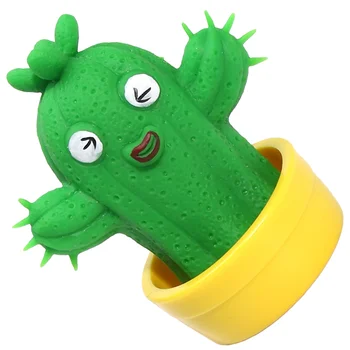 Juokingas kaktusas išspausti žaislą Minkštas TPR Ištempiamas žiupsnelis Sensorinis žaislas Streso malšinimas Ventiliacinis žaislas vaikams Suaugusiems Naujumo žaislas