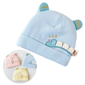 Stilinga naujagimio kepurė su meškos ausimis Reguliuojama Beanie kepurė kūdikiams Puikiai tinka naujagimių fotografijai Rekvizitai Patvarūs