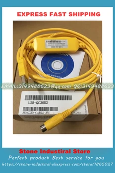 Q serijos PLC RS232 adapterio programos kabelis USB-QC30R2 Nauja