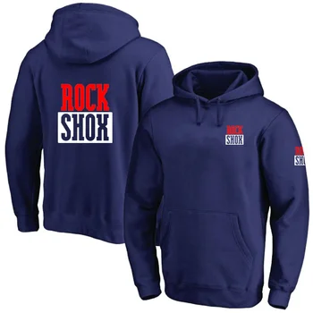 Rock Shox Shock Suspension Mountain Mtb 2023 Men Casual Solid Color Crewneck Sweater Cotton Harajuku Style All-match Pullover