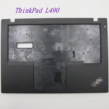 Naujas/Orig Laptop Palmrest C dangtelio didžiosios raidės klaviatūros rėmelis be pirštų atspaudų angos Lenovo ThinkPad L490 02DM327 5CB0W74088