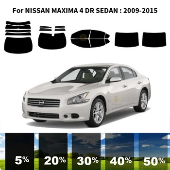 Precut nanokeramikos automobilis UV langų atspalvio rinkinys Automobilinė langų plėvelė skirta NISSAN MAXIMA 4 DR SEDAN 2009-2015