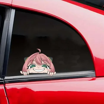 Automobilio lipdukas 1vnt Funny Peeker Anime Car s Neperšlampamas animacinis filmas Langas Buferis Lipdukai Automobilio maskavimo ženklų lipdukas Pašalinti pėdsakus w