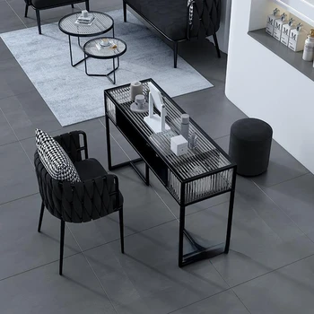Profesionalus Nailtech stalo grožis Išskirtinis modernus manikiūro stalo makiažas Registratorė Mesas De Manicura salono baldai CY50NT