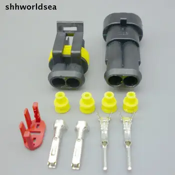 shhworldsea 5/30/100set 1.5mm vyriškos lyties HID vario gnybtų jungtis automatiniai automobilių terminalai ir jungtys