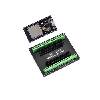 ESP32 išplėtimo plokštė, suderinama su ESP32 WiFi Bluetooth kūrimo lenta NodeMCU-32S Lua 38Pin GPIO išplėtimo plokštė