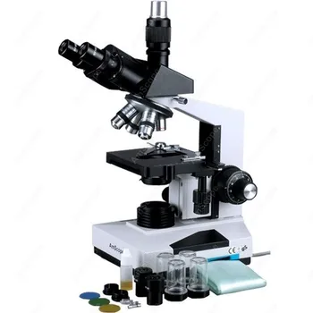 Lab klinikos veterinarijos mikroskopas--AmScope tiekia 40X-1600X laboratorijos klinikos veterinarijos trinokulinį mikroskopą
