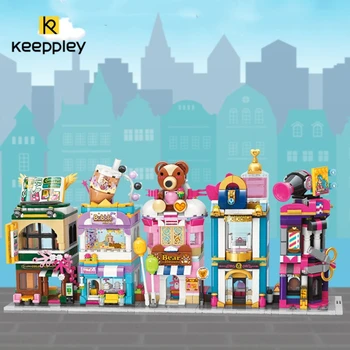 keeppley statybinis blokas spalvingas gatvės scenų serialas Antrojo sezono surinkta namų žaislų kolekcija Rankų darbo gimtadienio dovana