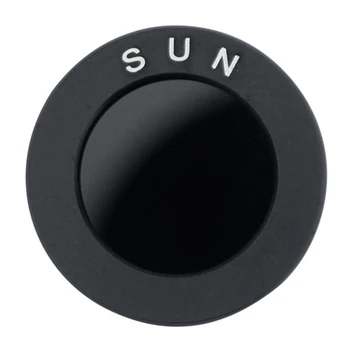 1,25 colių Juodas saulės filtras Astronominis teleskopas Priedai Optinio stiklo lęšio optinio filtro objektyvo filtras M28X0.6