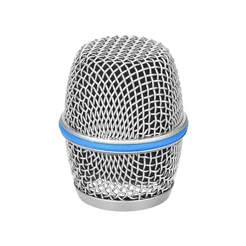 Mikrofono keitimo galvutė Plieninis tinklelis Rankinis mikrofonas Grilio tinklelio galvutė, skirta Beta87A