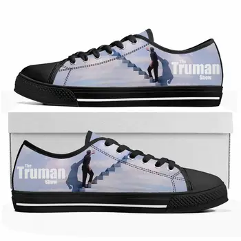 truman show Low Top Sneakers Mens Womens Teenager High Quality Jim Carrey Canvas Sneaker couple Casual Shoes Customize DIY Shoe