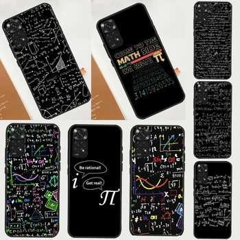 Mc2 su E=mc matematikos telefono dėklu Xiaomi Redmi pastaba 12 8 9 10 11 Pro 8T 9S 10S 11S 12S 10A 9C 10C 12C dangtelis