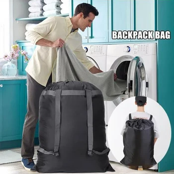 nailono didelis skalbinių krepšys kelioninis saugojimas maišelis maišelis mašina skalbiamas nešvarių drabužių organizatorius skalbti sutraukiamą raištį krepšys skalbimo kuprinė