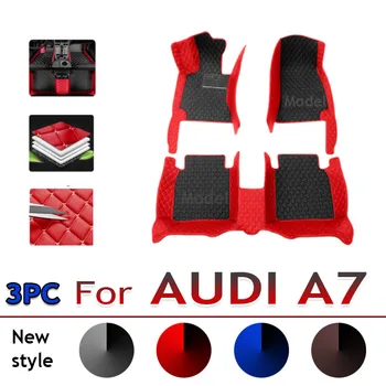 Automobiliniai grindų kilimėliai AUDI A7 2012 2013 2014 2015 2016 2017 2018 Custom auto foot Pads auto carpet cover