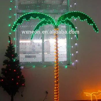 Custom 7 pėdų sodo lauko dekoravimas Prabangūs LED apšviesti medžių žibintai