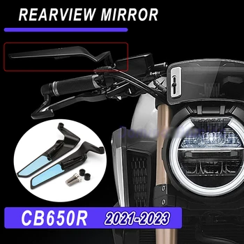 Honda CB650R Priedai Motociklų slaptas galinio vaizdo veidrodis CB 650R 650 R 2021-2023 šoninis veidrodėlis besisukantis reguliuojamas aliuminis