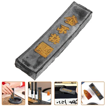 kinų kaligrafijos rašalo akmens rankų darbo rašalo bloko rašalo lazdelė kinų japonų kaligrafijai ir tapybai (juoda)