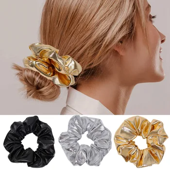 6Pcs/Lot COSPLAY odinė plaukų juosta PU Popular Scrunchie Ponytail Head Rope Moteriškų drabužių aksesuarų dekoravimas HA2685